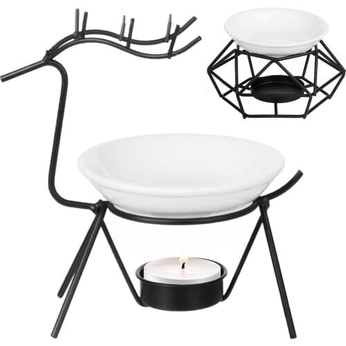 Candle Holder Candlestick Tealight Candle Holder Oil Burner Aroma Diffuser Wedding Holidays Birthday Christmas Halloween Decor