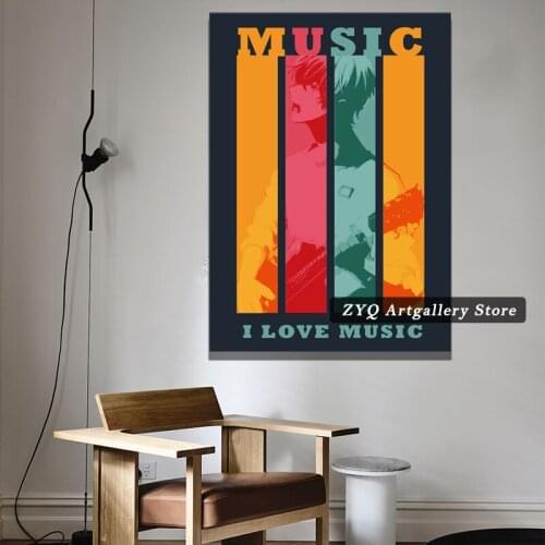 Given Anime Sato Mafuyu Poster Art Picture Prints Home Decor Wall Canvas Painting Decoration For Living Room