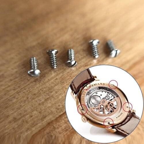 Steel screw for Audemars Piguet AP JULES AUDEMARS 41mm original watch case back parts tools