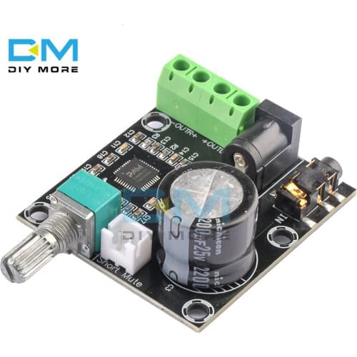 DC 12V 20mA Super Slim 2 x 15W PAM8610 Class D Digital Dual Power Audio Amplifier Drive Driver Module Driver Board