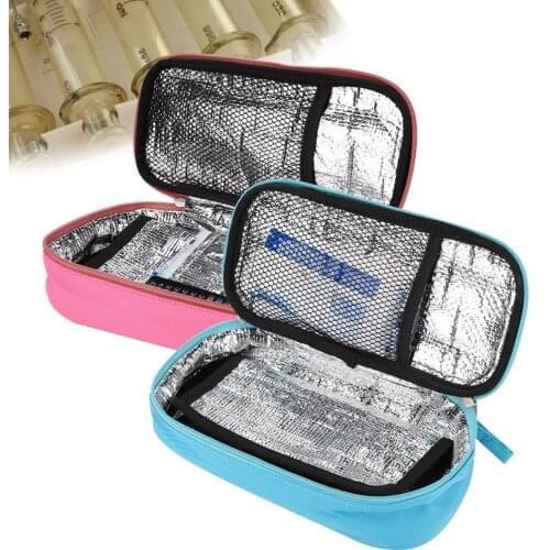 2 Color Insulin Ice Bag Refrigerator Waterproof Home Elderly Outdoor Insulin Constant Temperature Cold Medicine Package Portable
