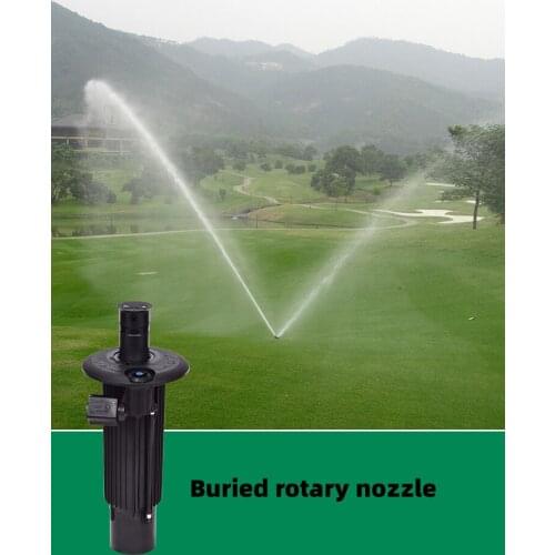 Golf underground rotating sprinkler head, automatic lifting lawn sprinkler irrigation, landscaping