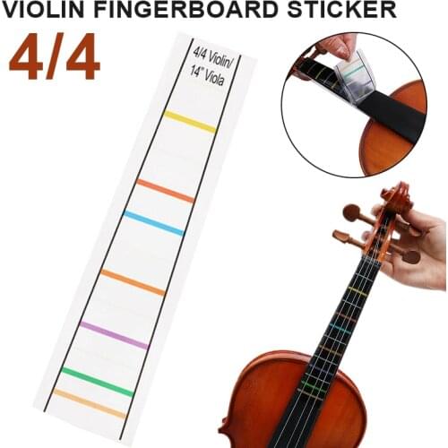 1pcs 4/4 Violin Fiddle Finger Guide Fingerboard Sticker Violino Fingerboard Fretboard Indicator Position Marker for Beginner