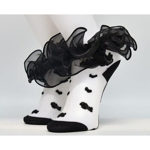 10pair/lot Summer Thin Crystal Lace Ice Silk Sock for Girls Children Baby Princess Babys Kids Mesh Soft Short Socks Cute Decor