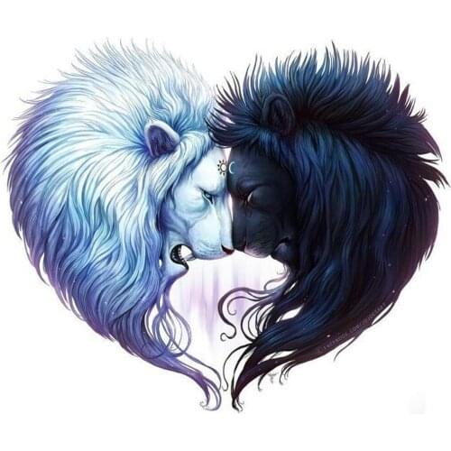 5D DIY Diamond Painting Lion Full Square Round Drill Cross Stitch Home Handmade Sets Rhinestones Decor Embroidery Mosaic Animals