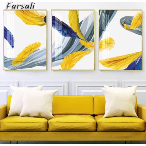 Abstract Golden Sun Canvas Painting Flowing Big Paint Posters Prints Fashion Tableaux Living Room Nordic Wall Art Decor