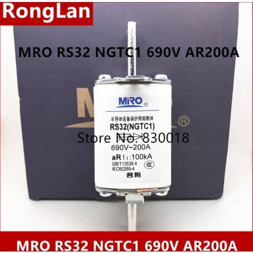 MRO Mingrong RS32 NGTC1 690 V/660 V AR200A Fast Fuse RS32-200A-5PCS/LOT