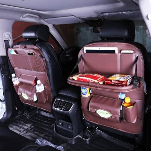 Car storage seat cover car seat cushion car seat storage bag car organizer back seat fold Dining rack car seat cushion