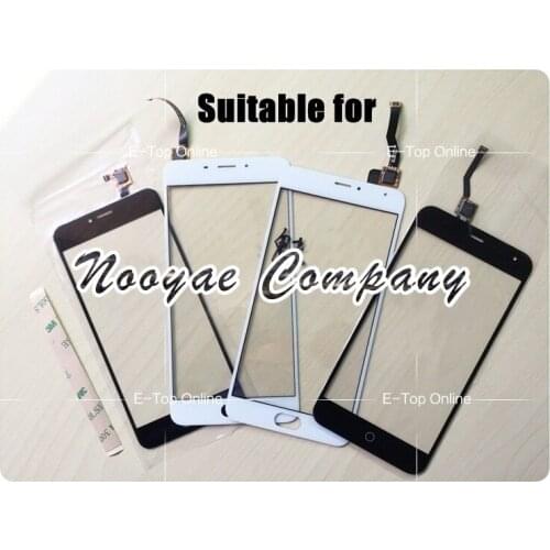 Black/White Sensor For Meizu M Mate L / Meilan E M3E / Meilan 3 / M1 5.0 Touch Screen Digitizer Screen +tracking