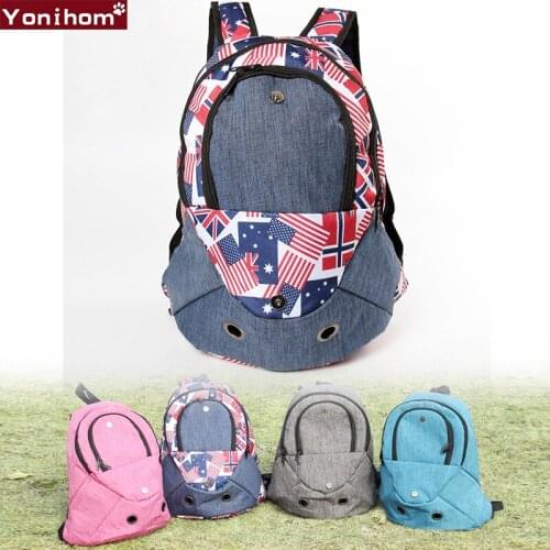 Bag for Dogs Travel Double Shoulder Dog Backpack Breathable Mesh Bag for Dog Walking Dogs Bag Carrying Pet Carrier Backpack