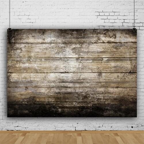Planks Backdrop Dusty Black Wooden Board Party Photography Background Holiday Celebration Photo Booth Studio Decor