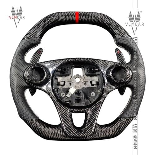 Private custom carbon fiber steering wheel for Benz Smart 453