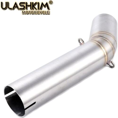 K7 GSXR 600 750 GSXR700 GSXR750 Motorcycle Exhaust Muffler Middle Link Pipe Tube Slip On For Suzuki GSX R600 R700 R750 K7 K8