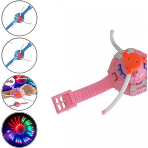 Lightweight Delicate Music Watch Luminous Windmill Wristband Watch Colorful Flash Watch Toy Lovely Birthday Gift