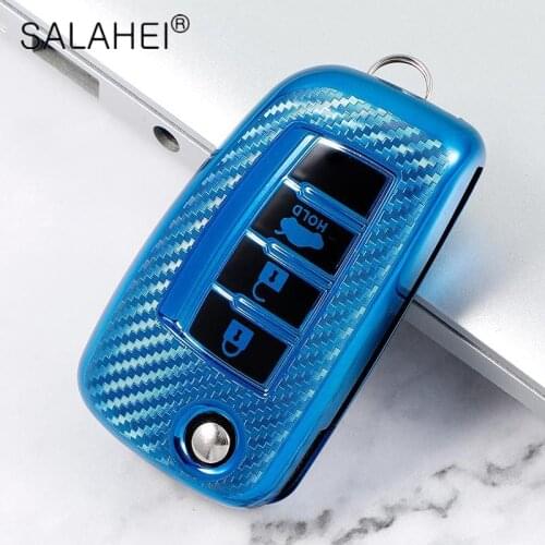 Best Carbon Fiber TPU Car Key Case For Nissan Qashqai J11 X-trail Murano MAXIMA ALTIMA Juke Tiida Maxima Altima Pulsar2014-2018