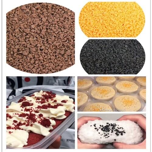 15g/bag Mini Play Toys Simulation Chocolate Peanut Fragments Miniature Food Slime Decoration Photo Props