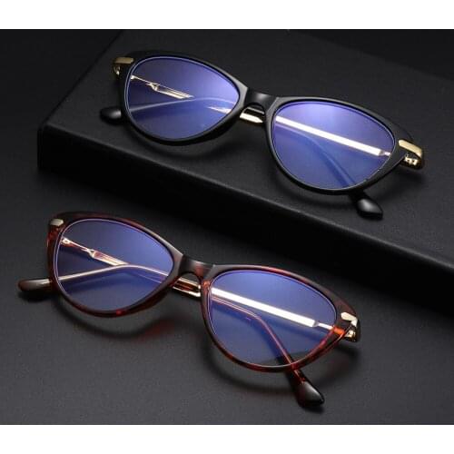 1pc Fashion Anti-Blue Ligth Glasses Oval Frame Reading Gaming Anti Eyestrain Computer Glasses Vision Care Blocking Eyeglasses