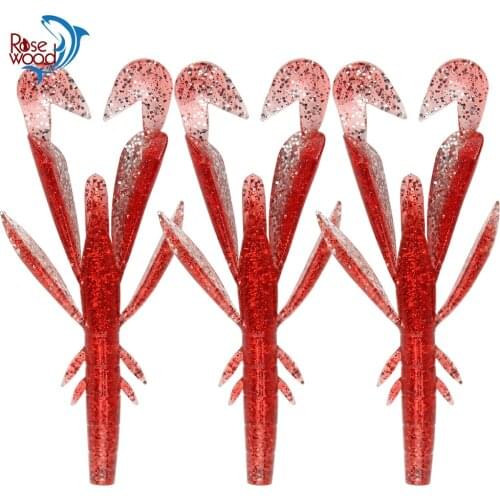 RoseWood 2.2g 9.4g Soft Lure Double Color Fishing Lures Perfect Creature Baits Speed Craw For Deep And Shallow Waters