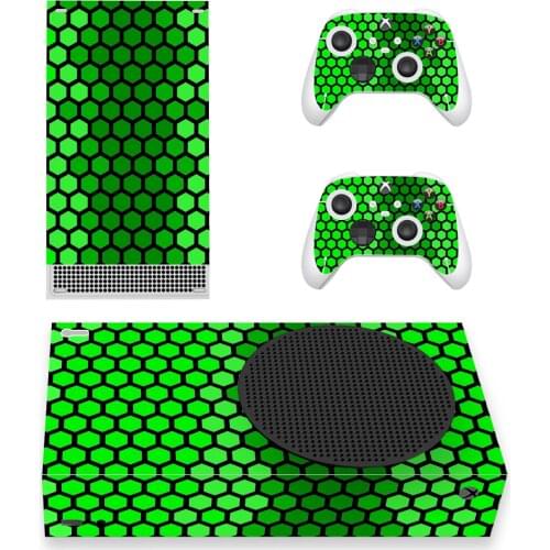 Honeycomb Style Xbox Series S Skin Sticker for Console & 2 Controllers Decal Vinyl Protective Skins Style 1