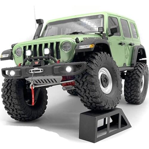 Front Bumper Bottom Guard Bar Winch Hook for 1/10 AXIAL SCX10 III Wrangler RC Car Accessories (Widen version)