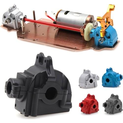 RCTOYFUN 1 Set Aluminum Alloy Upper Lower Gearbox Upgrade Housing Cover Shell Remodel Accessories For 1/14 Wltoys 144001 RC Car