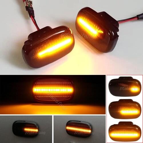 For Toyota Corolla Celica Caldina Camry Hilux Probox Fielder Avensis Prius Runx Vios Led Dynamic Side Marker Turn Signal Lights