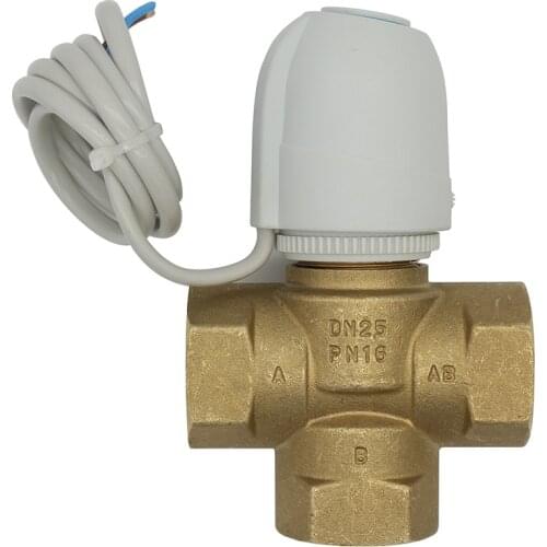 230V 24V Normally Open Normally close Electric Thermal Actuator for room temperature control three way valve DN25