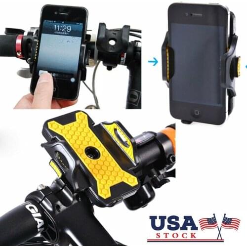 Universal Motorcycle Bike Bicycle Mobile Phone Holder Bicycle Handlebar Mount Holder Navigation Bracket