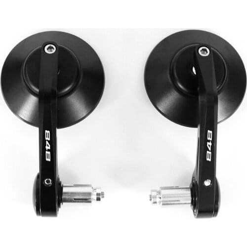 Fit For Ducati 848 2008 2009 2010 2011 2012 2013 848 Motorcycle CNC Aluminum Rear View Side Mirrors Handle Bar End Mirror