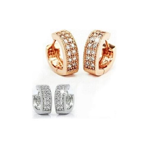 2016 New arrival bestselling HOT gold and silver color ladies`925 sterling silver ladies`clip earrings jewelry wholesale gift