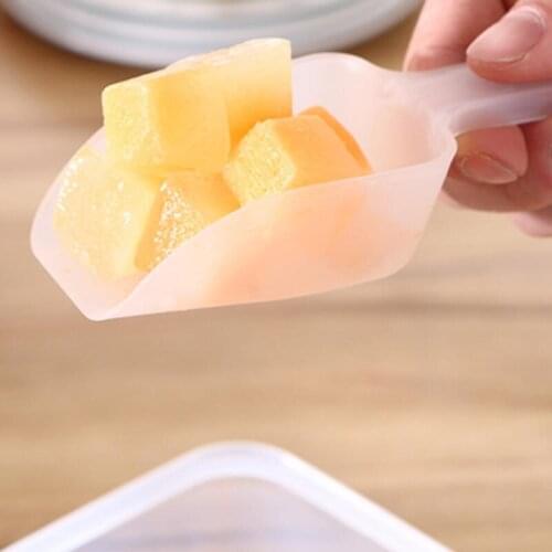 16*5.8cm Mini Acrylic Plastic Kitchen Scoops for Weddings Candy Dessert Buffet Protein Powders Coffee spoon LX9147