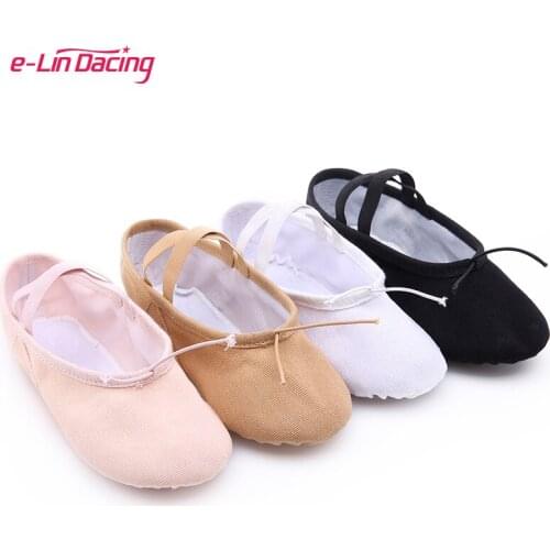 Ballet shoes for dancing hildren Kids Girls Woman Pointe Shoes Dance High Quality Ballerina Practice Canvas Shoes For Ballet