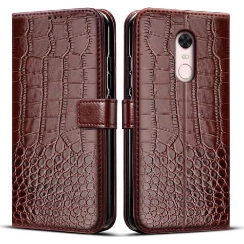 Wallet Flip Case for Xiaomi Redmi 5/5 Plus Cover Shockproof Magnetic Leather Stand Phone Protective Bag