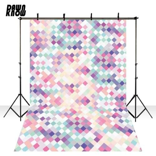 DAWNKNOW Colorful Wavy Wall Photography Background Backdrops Photocall Wedding Children Newborn Photo Studio Shoot GY190