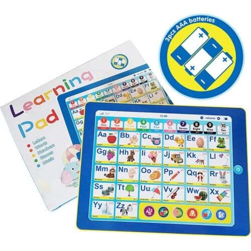 Kids Learning Machine Toys English Point Reading Machine Luminous Early Educational Cognition Montessori Childrens Toys Gift