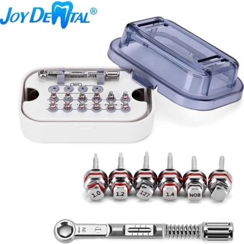 Dental Implant Torque Wrench 10-40Ncm Hex Drivers Dentistry Restoration tools Autoclavable Stainless Steel Screwdriver