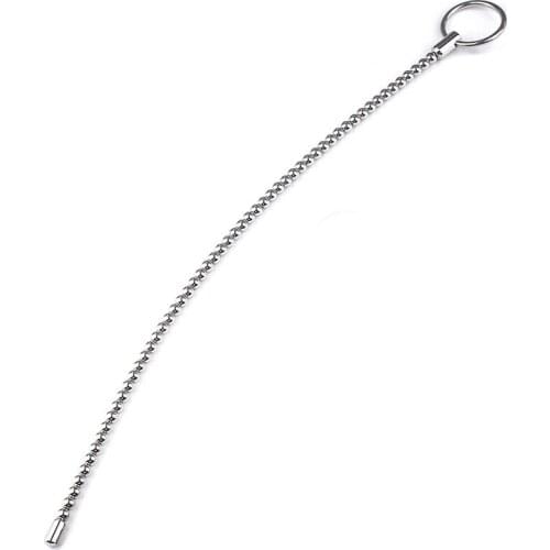 Stainless Steel Long Urethral Beads Sounding Rod Penis Plug Sex Toys For Men Uretral Stimulator Male Masturbator Penis Dilator