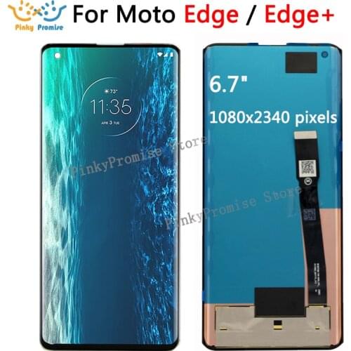 For Motorola Moto Edge+ LCD Display Touch Screen Digitizer Assembly For Moto Edge Plus Display LCD For Moto Edge LCD XT2063-3