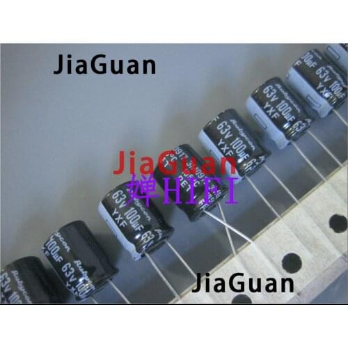 20PCS RUBYCON YXF 63V100UF 10X12.5MM electrolytic capacitor 100uf 63v yxf 100uF/63V high frequency low resistance long life