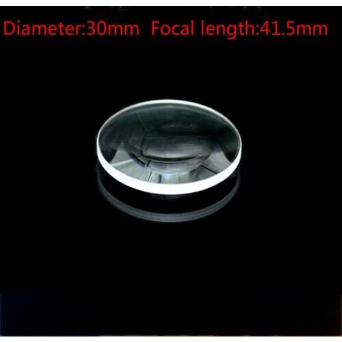 Hot Sale K9 Biconvex Lens D30mm F=41.5mm Optical Lens/optical Element/precision Optical Lens