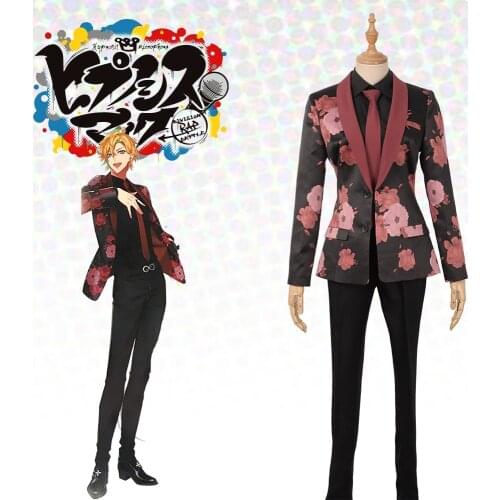 Game DRB Division Rap Battle Hypnosis Matenrou Izanami Hifumi Cosplay Costume Adult Men Women Outfits Jacket Tie Pants Halloween