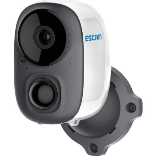 ESCAM 2MP 1080P Wireless IP Camera Areas Monitoring AI Face Recognition Battery Power Intercom Home Security Alarm Baby Monitor