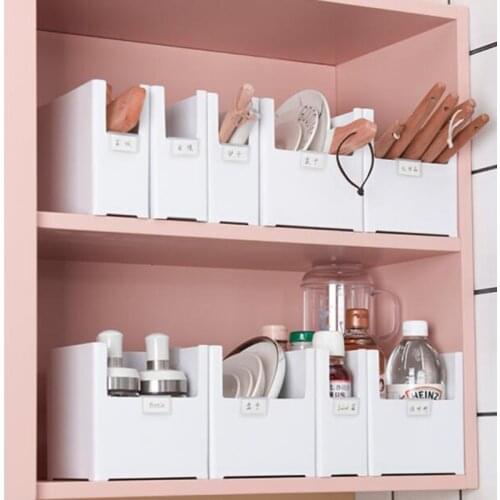 Cosmetics Storage Box Bathroom Organizer Makeup Organizer Drawer Kitchen Accessories Plastic Storage Box Stackable Bookshelf