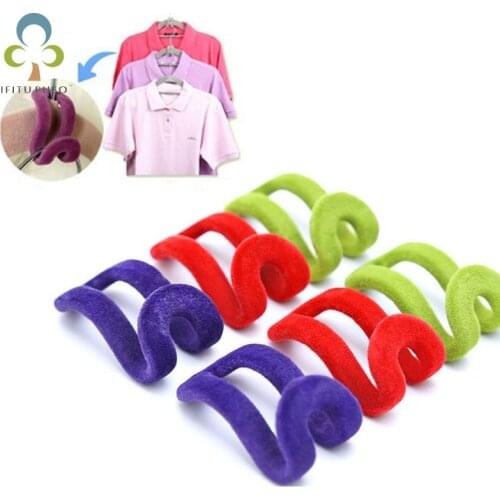 10Pcs/lot Creative Strong Non-slip Hanger Hooks Mini Connection Hanger Hooks Stackable Non-slip Hooks LXX