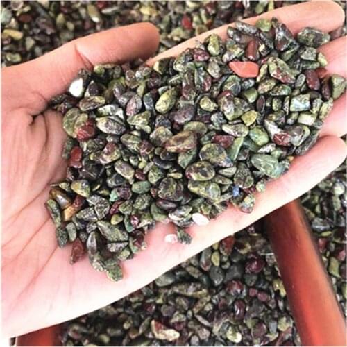 Dragon Blood Stone Chips Natural Quartz Gravels Crystals For Decoration