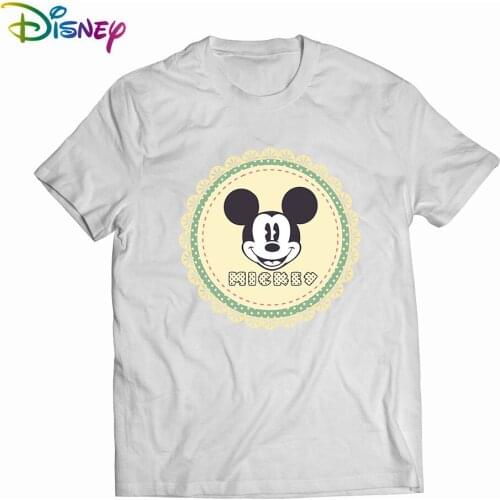 New style printing Harajuku summer casual womens T-shirt Ulzzang streetwear Kawai Mickey Minnie print Disney T-shirt