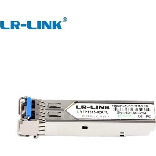 LR-LINK 1315-02ATL 100Mb Ethernet SFP transceiver module 100FX DDM MMF Module 850nm ,1310nm