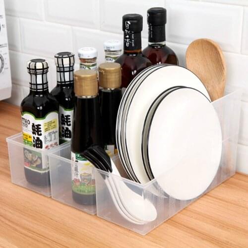 Multifunctional Transparent Storage Box Desktop Storage Box Storage Refrigerator Bathroom Finishing Storage Box High Quality