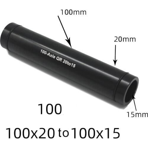 MTB Road Bike Barrel Shaft Aluminum Alloy Bicycle Front Wheel Thru Axle Adapter 100mm/110mm Fork Parts Quick Release Adapter