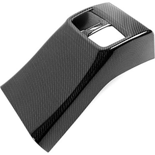 Car Rear Air Condition Outlet Vent Cover Trim for Toyota Corolla E210 2019 2020 Carbon Fiber Rear Armrest Anti-Kick